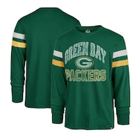 Men's '47 Green Green Bay Packers Irving Long Sleeve T-Shirt