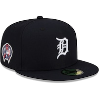 Men's New Era Navy Detroit Tigers 9/11 Memorial Side Patch Team 59FIFTY Fitted Hat