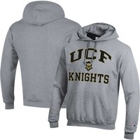 Men's Champion Heather Gray UCF Knights High Motor Pullover Hoodie