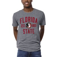 Men's League Collegiate Wear Heather Gray Florida State Seminoles 1274 Victory Falls T-Shirt