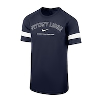 Youth Nike Navy Penn State Nittany Lions Academy Raglan Sleeve Stripe Performance T-Shirt