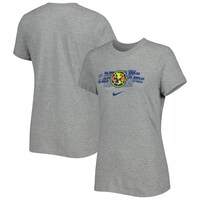 Women's Nike Gray Club America Varsity Space-Dye T-Shirt