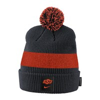 Youth Nike Black Oklahoma State Cowboys Cuffed Knit Hat with Pom