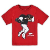 Toddler Cardinal Arkansas Razorbacks Stiff Arm T-Shirt