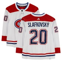 Juraj Slafkovsky Montreal Canadiens Autographed adidas White Authentic Jersey with "2022 #1 Pick" Inscription