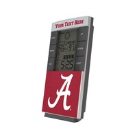 Alabama Crimson Tide Primary Logo Personalized Digital Desk Clock