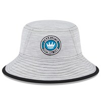 Men's New Era Gray Charlotte FC Game Bucket Hat