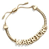BaubleBar Golden State Warriors Pull-Tie Bracelet
