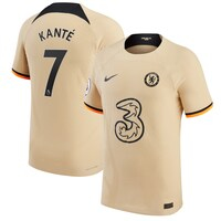 Men's Nike N'Golo Kanté Gold Chelsea 2022/23 Third Authentic Player Jersey
