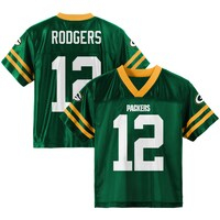 Youth Aaron Rodgers Green Green Bay Packers Team Replica Jersey