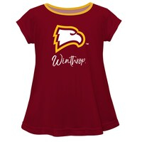 Girls Infant Red Winthrop Eagles A-Line Top
