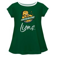 Girls Toddler Vive La Fete Green Southeastern Louisiana Lions A-Line Top
