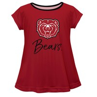 Girls Toddler Vive La Fete Maroon Missouri State University Bears A-Line Top