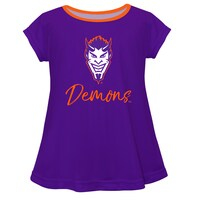 Girls Youth Purple Northwestern State Demons A-Line Top