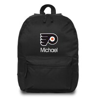 Black Philadelphia Flyers Personalized Backpack