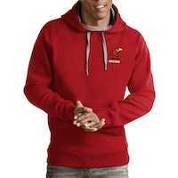 Men's Antigua Red Illinois Tech Scarlet Hawks Victory Pullover Hoodie