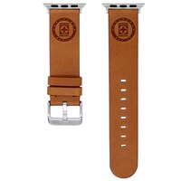 Tan Cruz Azul 38/40/41mm Logo Sport Leather Apple Watch Band