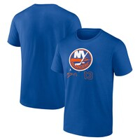 Men's Fanatics Branded Mathew Barzal Royal New York Islanders Name and Number T-Shirt