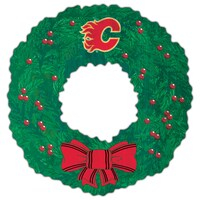 Calgary Flames 16'' Team Wreath Sign