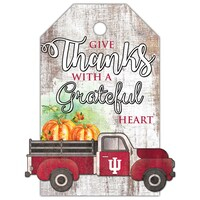 Indiana Hoosiers 11'' x 19'' Gift Tag Truck Sign
