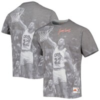 Men's Mitchell & Ness Larry Nance Heather Gray Cleveland Cavaliers Above The Rim T-Shirt