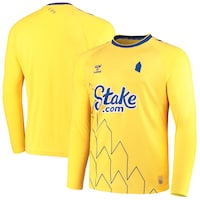 Men's Yellow Everton 2022/23 Third Replica Long Sleeve Jersey