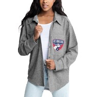 Women's Gameday Couture Heather Gray FC Dallas Button-Up Shacket