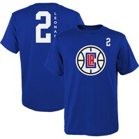 Youth Kawhi Leonard Royal LA Clippers Player T-Shirt