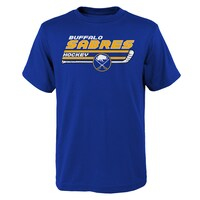 Youth Royal Buffalo Sabres Stick Logo T-Shirt