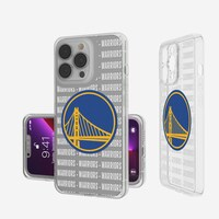 Golden State Warriors iPhone Clear Text Backdrop Design Case