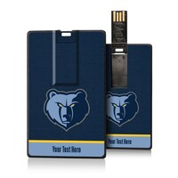Memphis Grizzlies Personalized Credit Card USB Drive