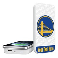 Golden State Warriors Personalized 5000mAh Endzone Plus Design Wireless Magnetic Power Bank