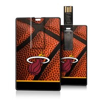 Miami Heat Basketball Credit Card USB Drive