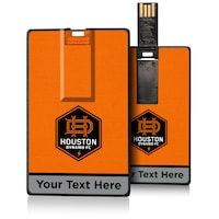 Houston Dynamo FC Personalized Credit Card USB Drive