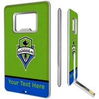 Seattle Sounders FC Personalized Credit Card USB Drive & Bottle Opener