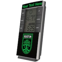Austin FC Personalized Digital Desk Clock