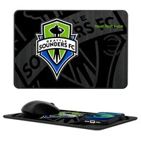 Seattle Sounders FC Personalized Tilt Design Wireless Charger & Mouse Pad