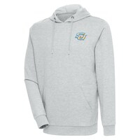 Men's Antigua Heather Gray Southern University Jaguars Action Pullover Hoodie
