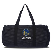 Golden State Warriors Dot Print Personalized Duffel Bag
