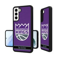 Sacramento Kings Personalized Stripe Galaxy Bump Case