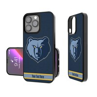 Memphis Grizzlies Personalized Stripe Design iPhone Bump Case
