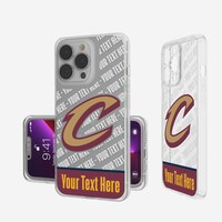 Cleveland Cavaliers Personalized Tilt Design iPhone Clear Case