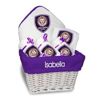Infant White Orlando City SC Personalized Medium Gift Basket