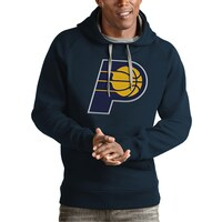 Men's Antigua Navy Indiana Pacers Team Logo Victory Pullover Hoodie