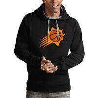 Men's Antigua Black Phoenix Suns Team Logo Victory Pullover Hoodie