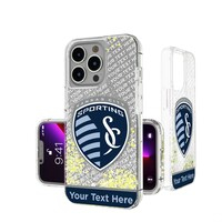 Sporting Kansas City Personalized Endzone Plus Design iPhone Glitter Case