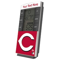 Cincinnati Reds Personalized Digital Desk Clock