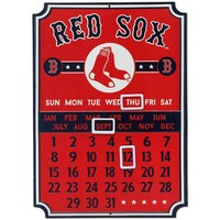 Boston Red Sox 10'' x 14'' Metal Calendar