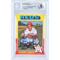 Johnny Bench Cincinnati Reds Autographed 1975 O-Pee-Chee #260 Beckett Fanatics Witnessed Authenticated Card with "Catch Ya Later" Inscription