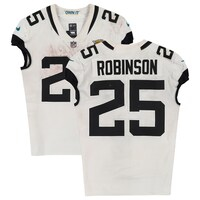 James Robinson Jacksonville Jaguars Game-Used Nike #25 Jersey vs. Los Angeles Chargers on September 25, 2022